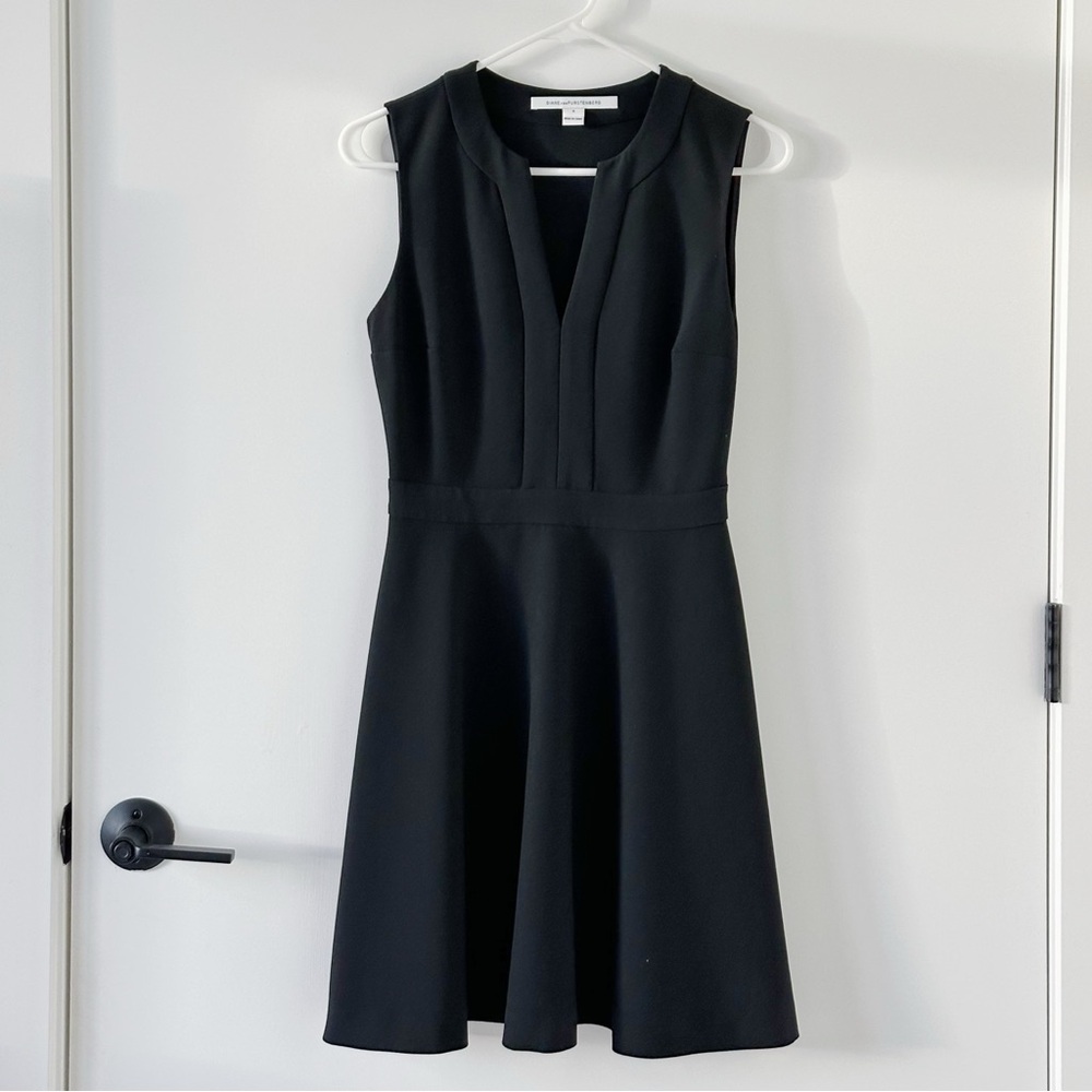 Diane von Furstenberg Little Black Mini Dress Cocktail Dress